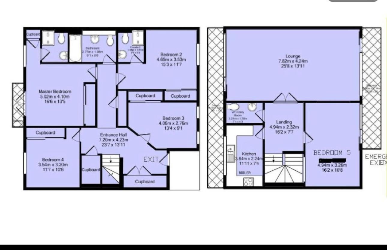 5 Bedroom Central Penthouse Apartment 爱丁堡 外观 照片